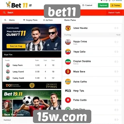 Análise das principais funcionalidades do site bet11
