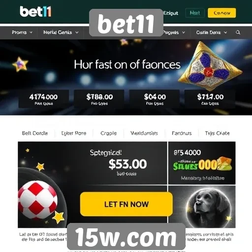 Promoções e bônus disponíveis no bet11
